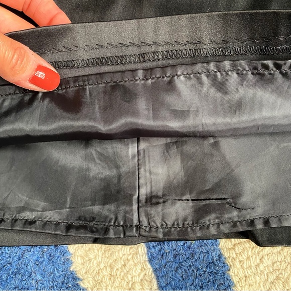 🖤 H&M CLASSIC BLACK SATIN FITTED COCKTAIL DRESS! - Picture 10 of 12